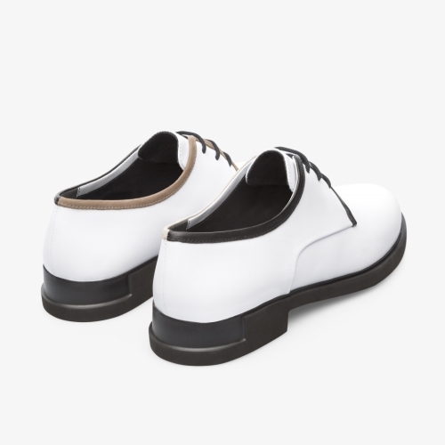 Camper Twins Womens Formal Shoes US-62248 Black / White Online Sale